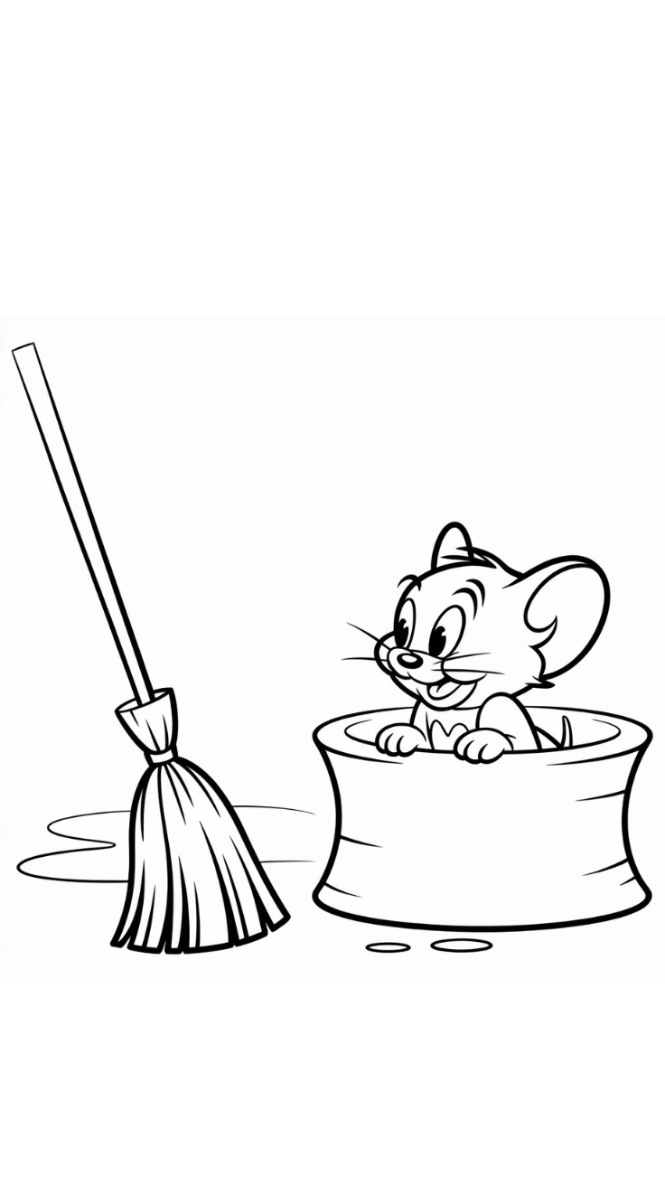 desenhos para colorir de rato