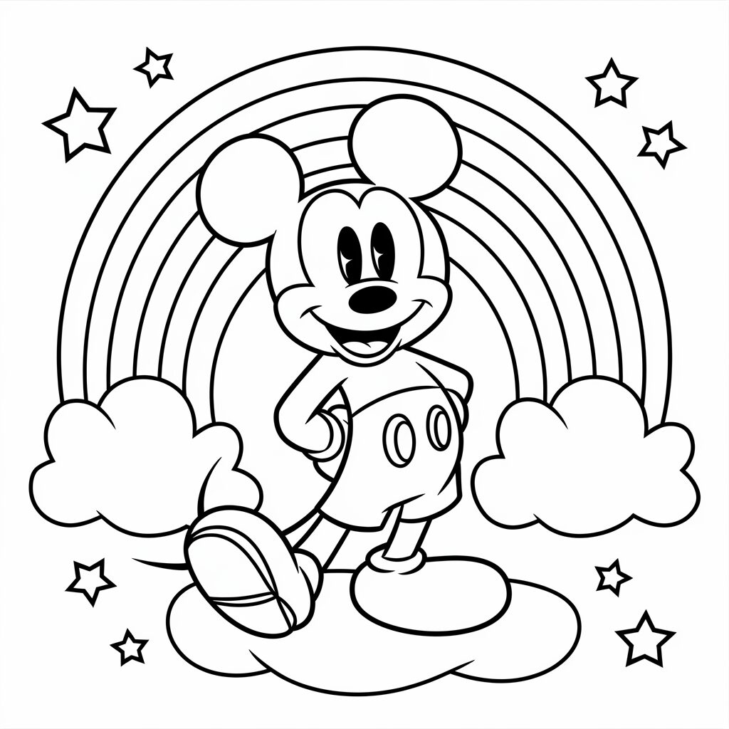 desenho de ratos para colorir