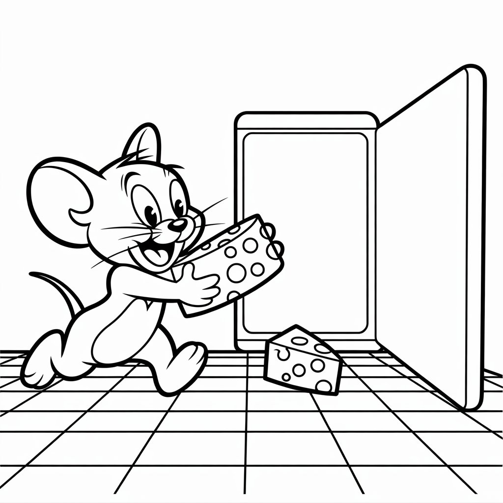 desenhos para colorir rato