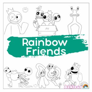 Rainbow Friends para colorir