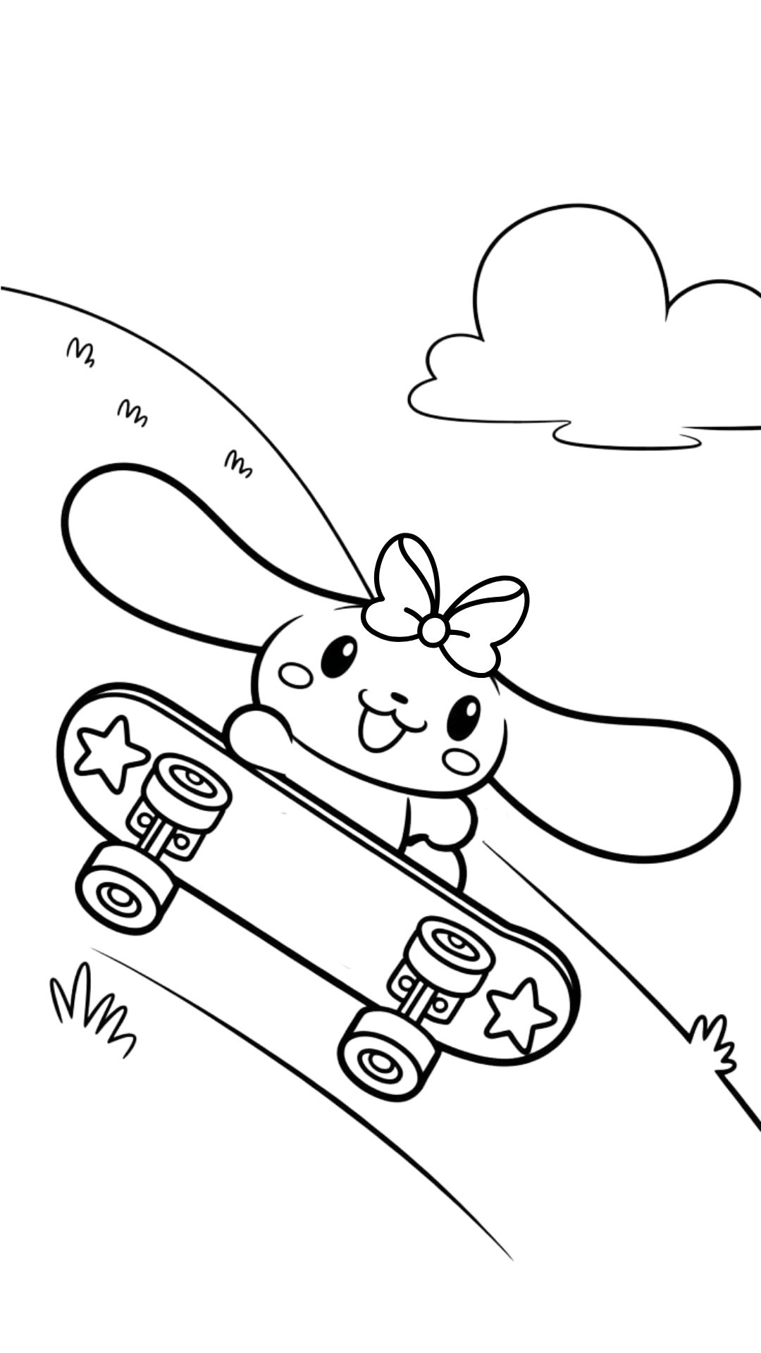 desenhos do cinnamoroll para colorir