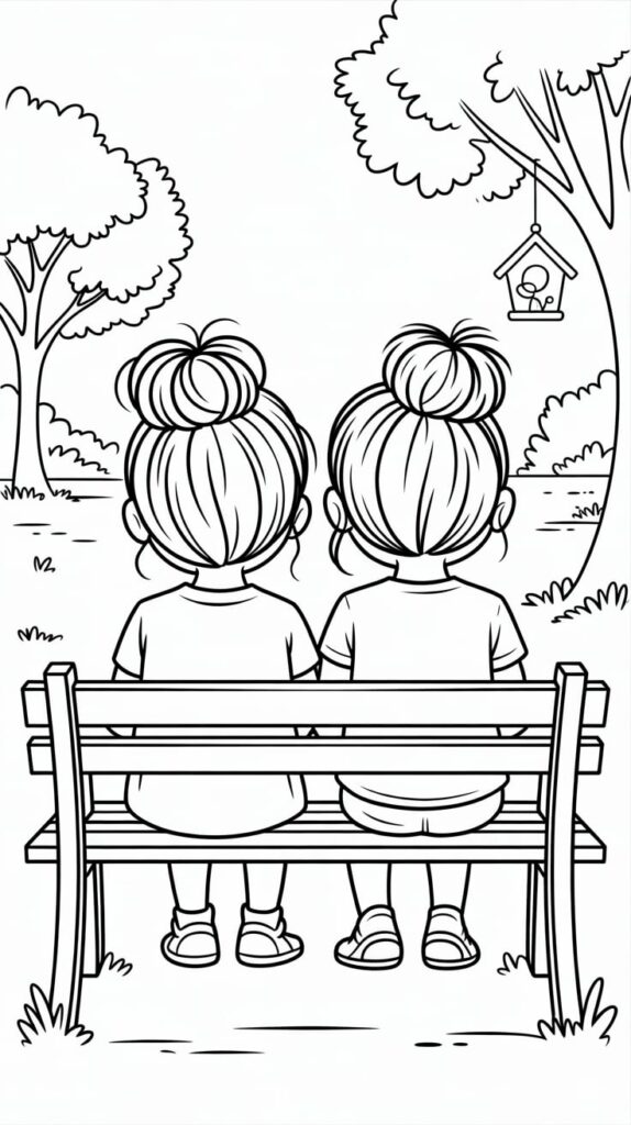 desenhos de bff tumblr para colorir