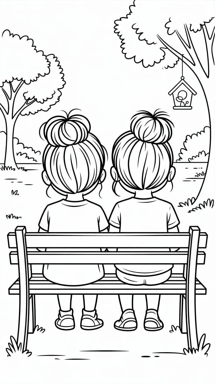 desenhos de bff tumblr para colorir