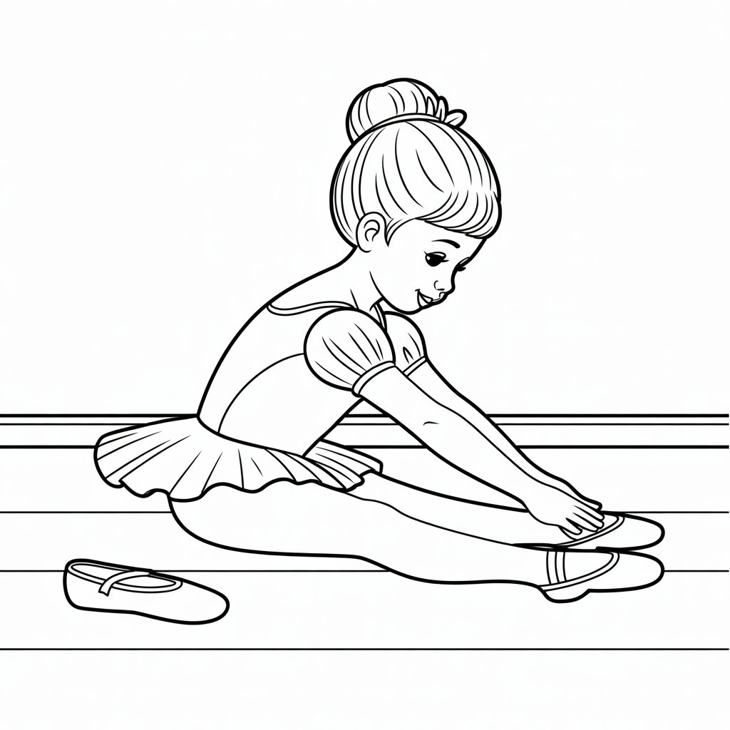 desenhos de bailarinas para colorir