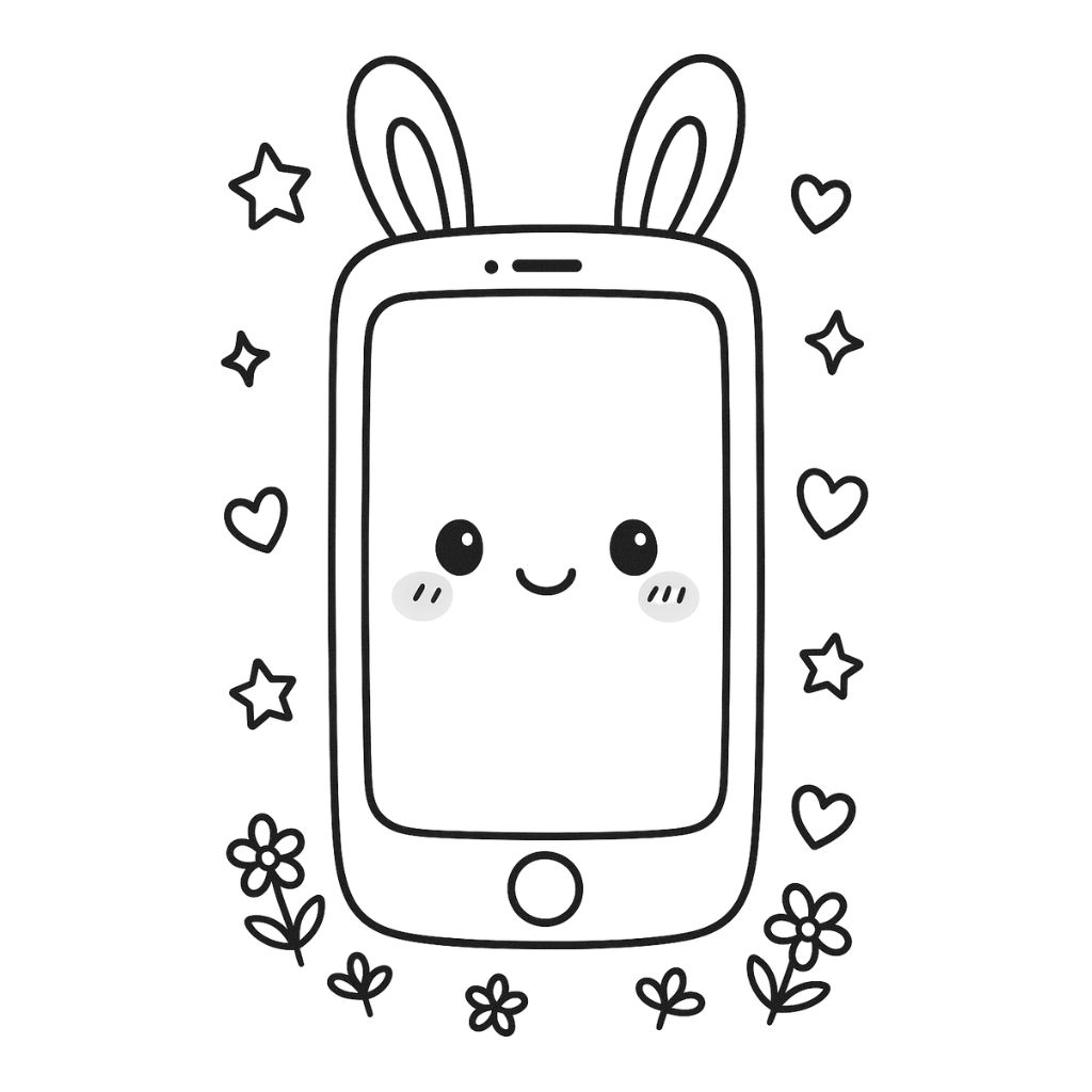 telefones para colorir