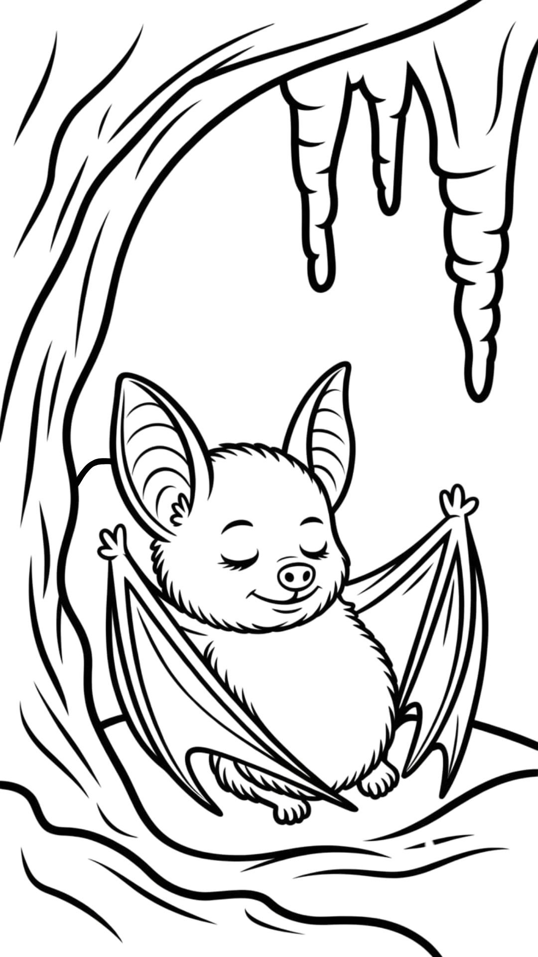 morcego para colorir e imprimir