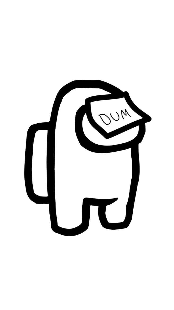 desenho do among us para colorir