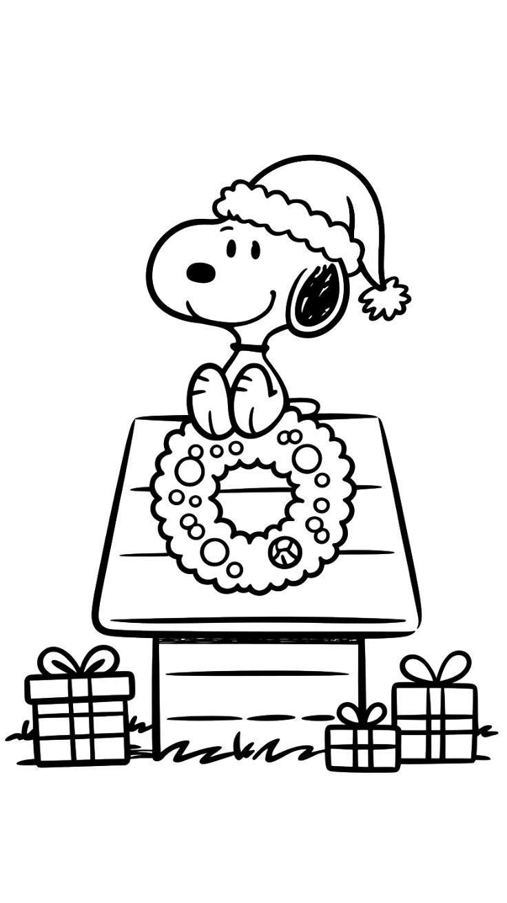 Desenhos de snoopy para colorir para imprimir