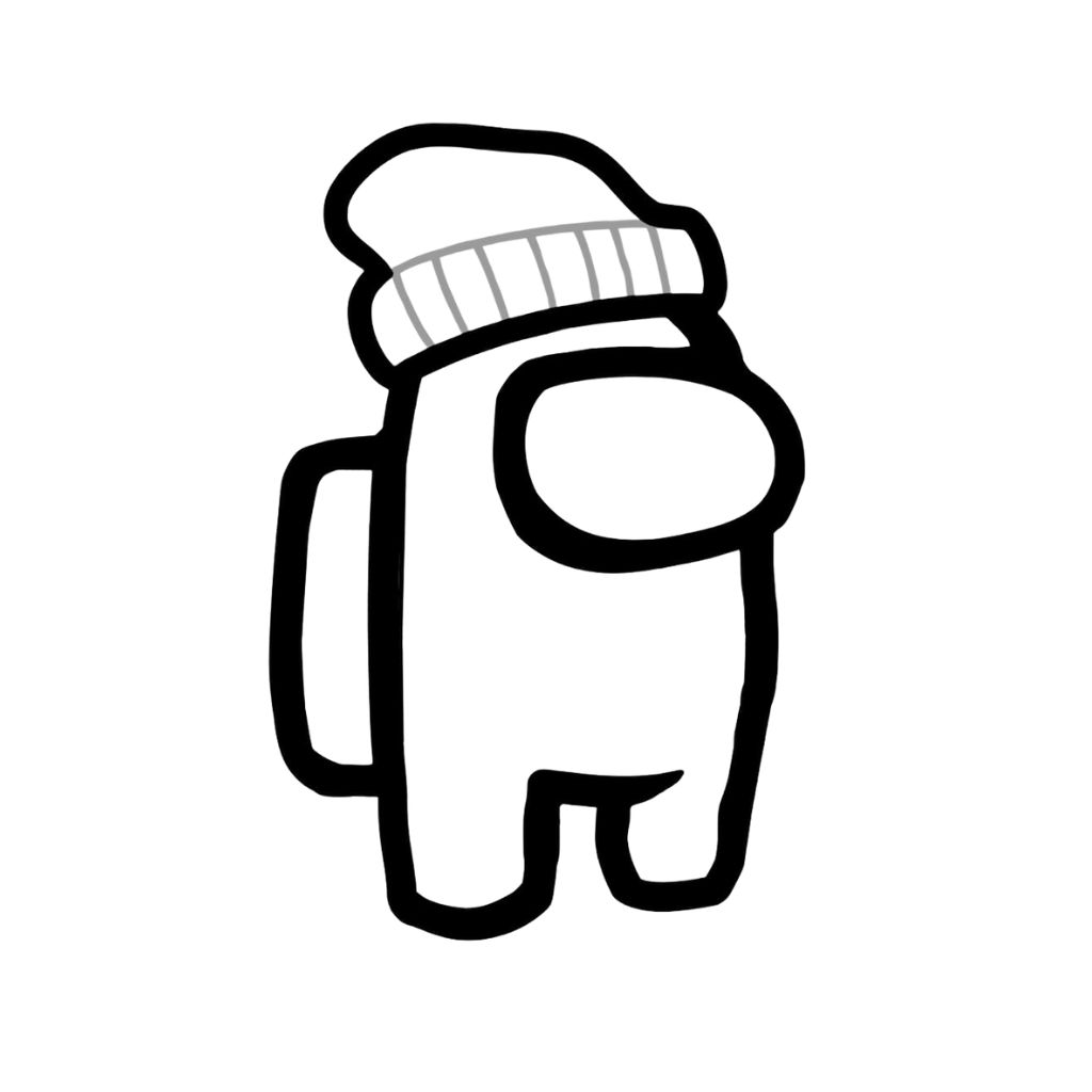 desenho para colorir among us