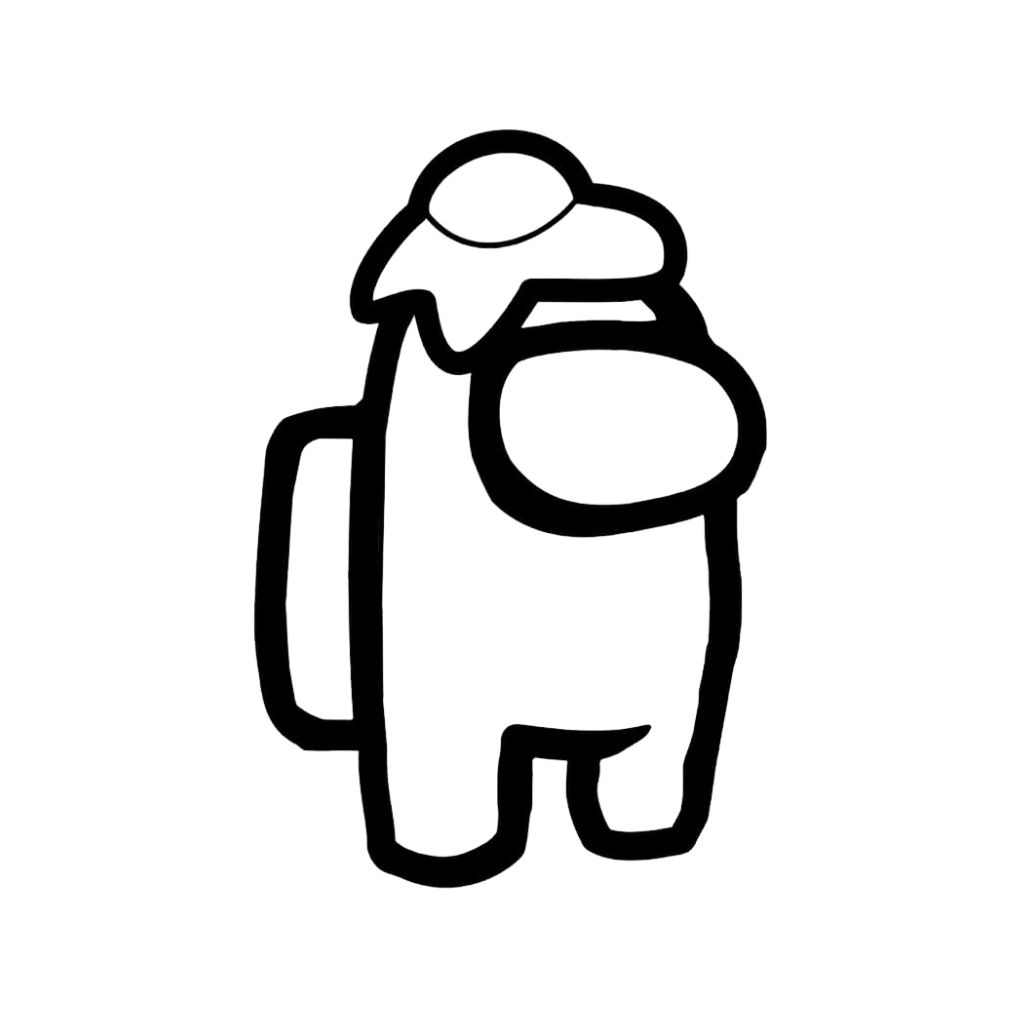 desenho among us para colorir