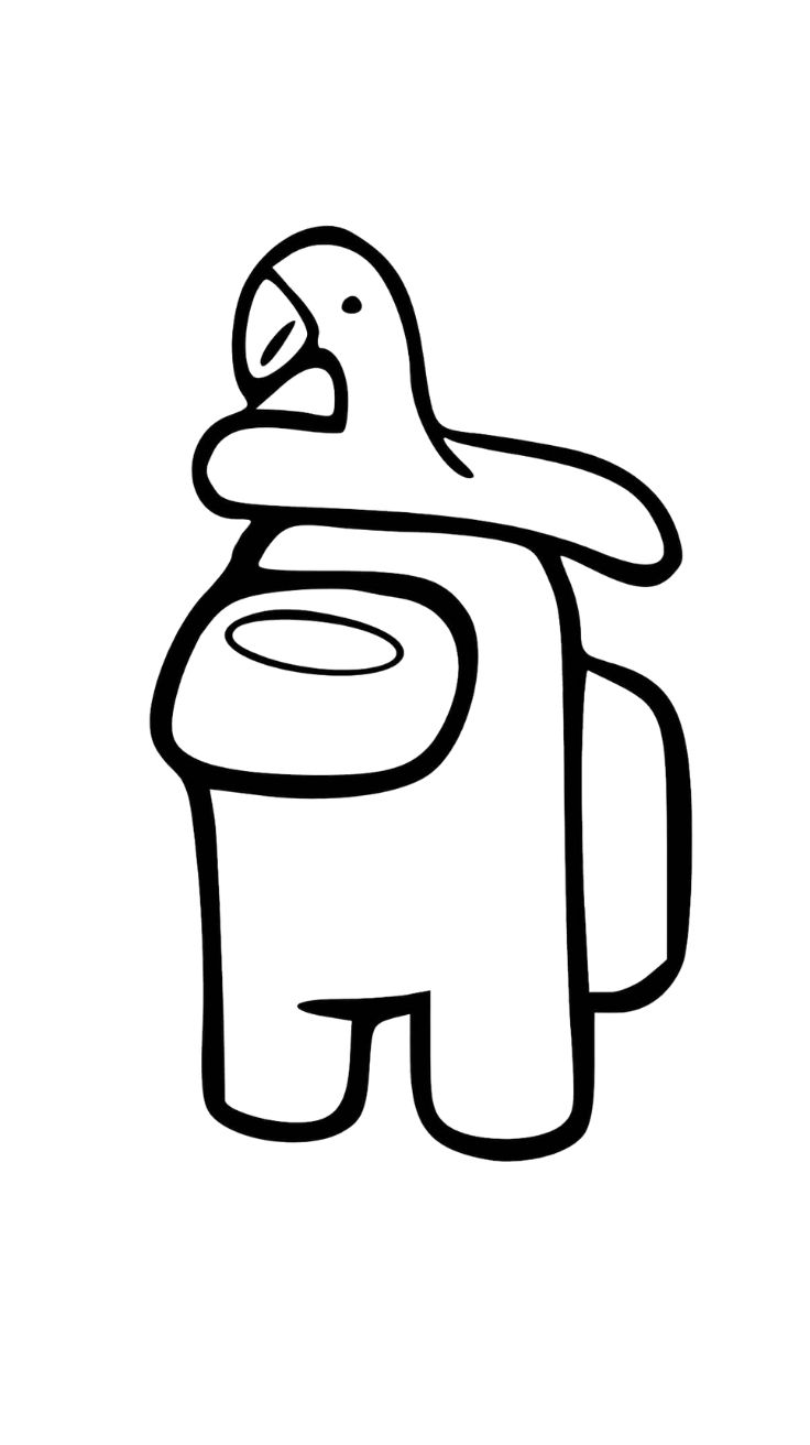 among us desenho para colorir e imprimir