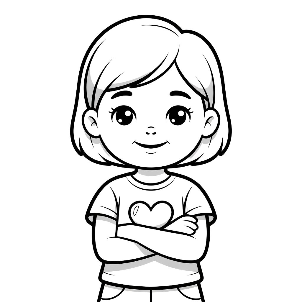 desenho de anime para colorir