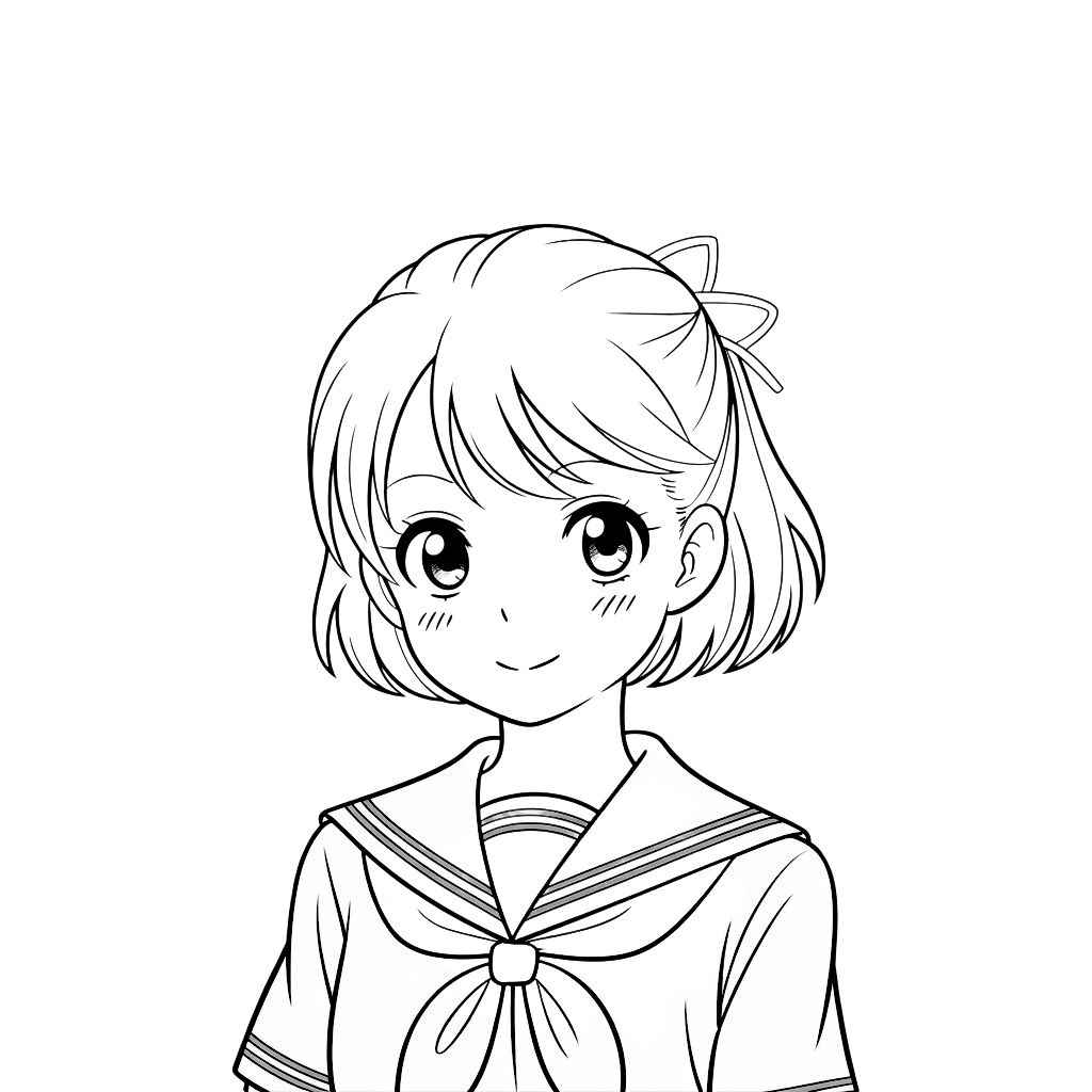 desenho anime para colorir