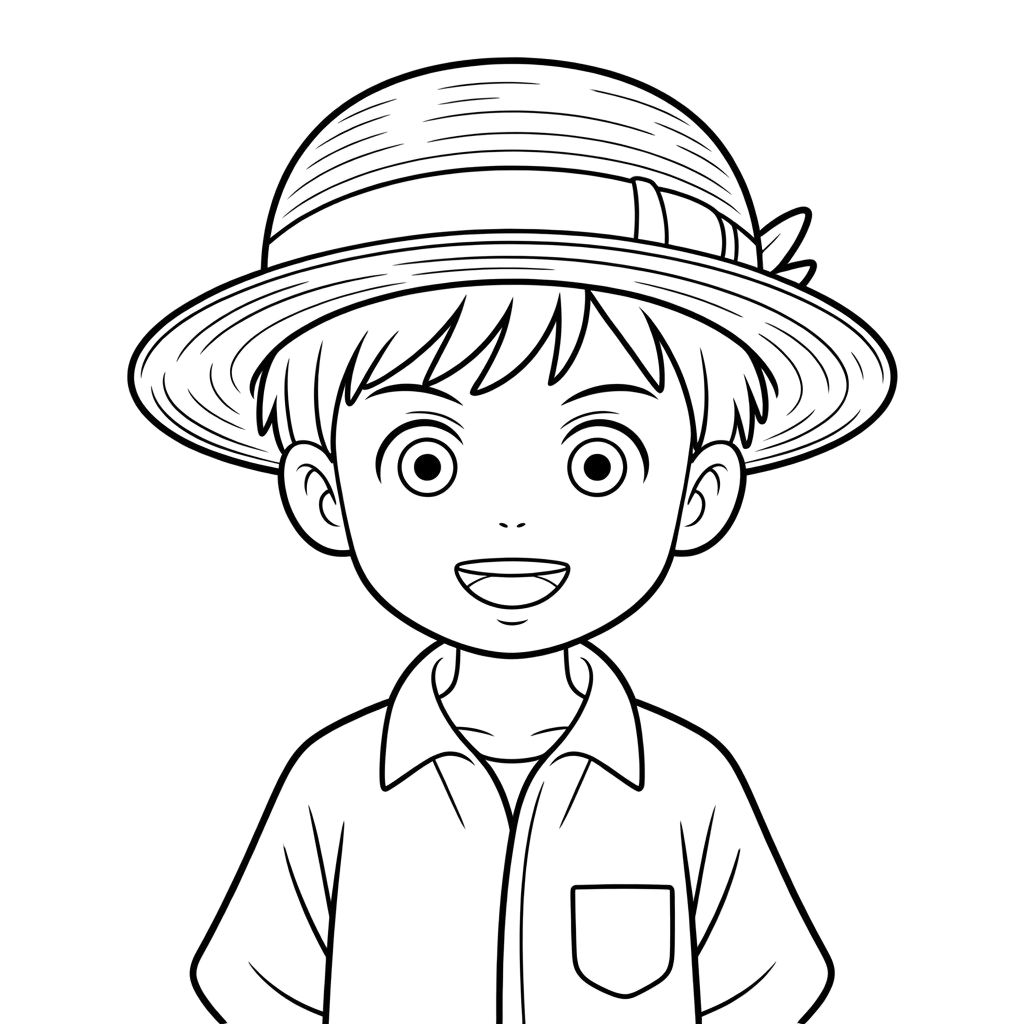 desenhos de animes para colorir