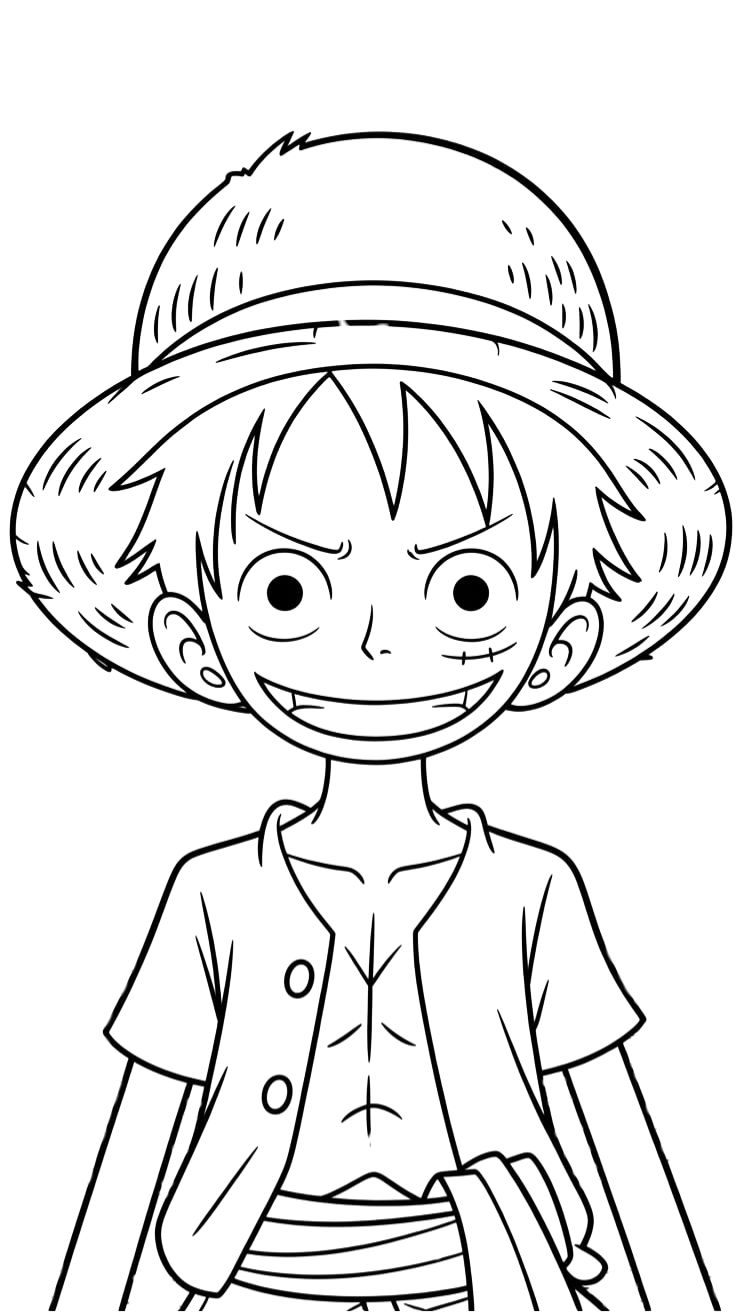 desenho de animes para colorir