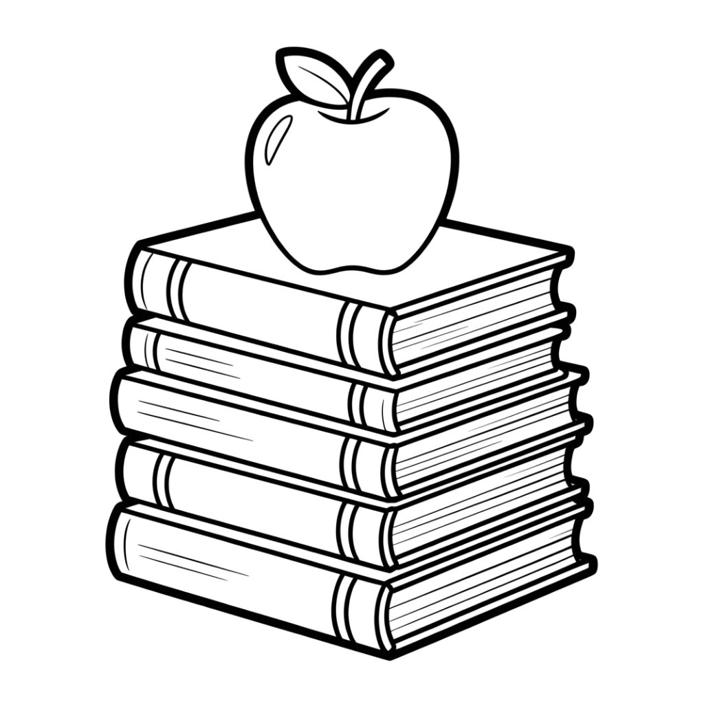 Desenhos de Livros para Colorir