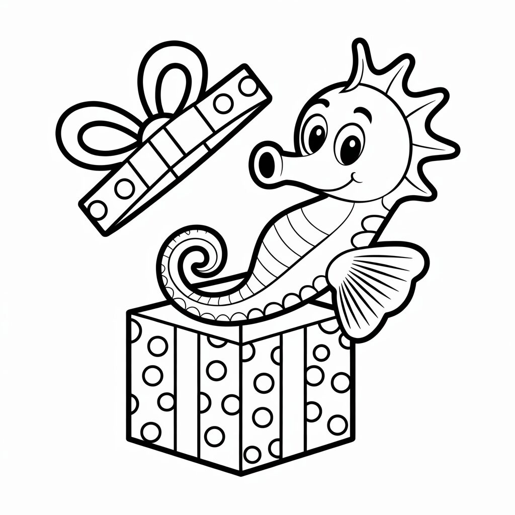 presentes para colorir