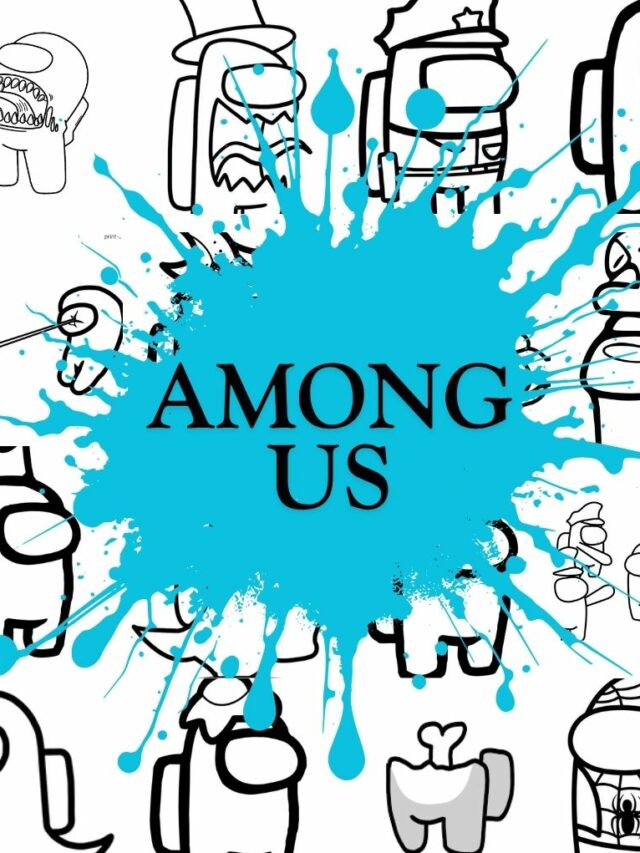 Among Us kleurplaat