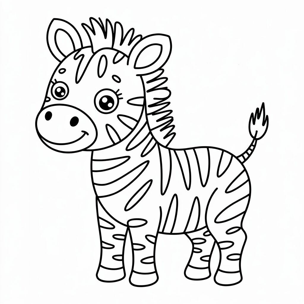 imagens de zebra para colorir