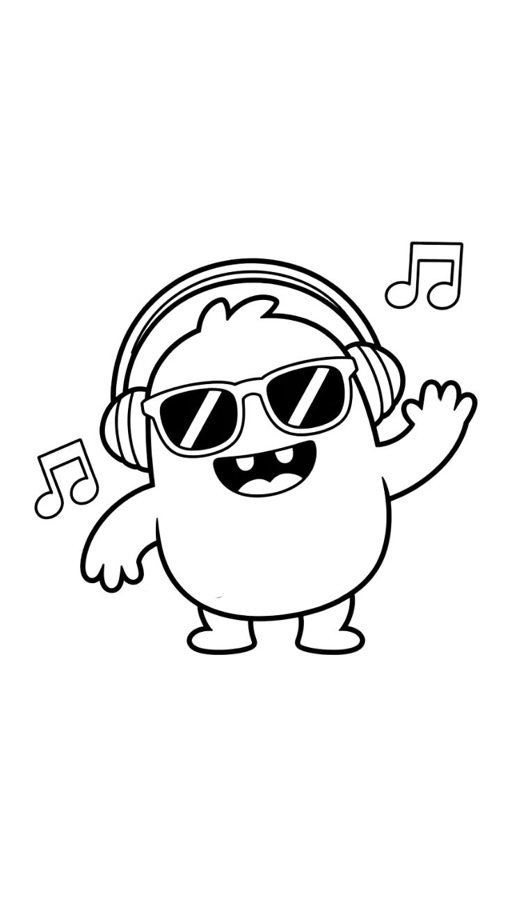 Desenhos de Monstros S.A. para colorir