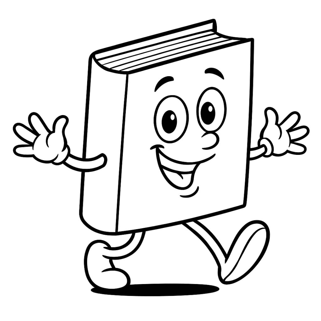 desenhos de livros para colorir