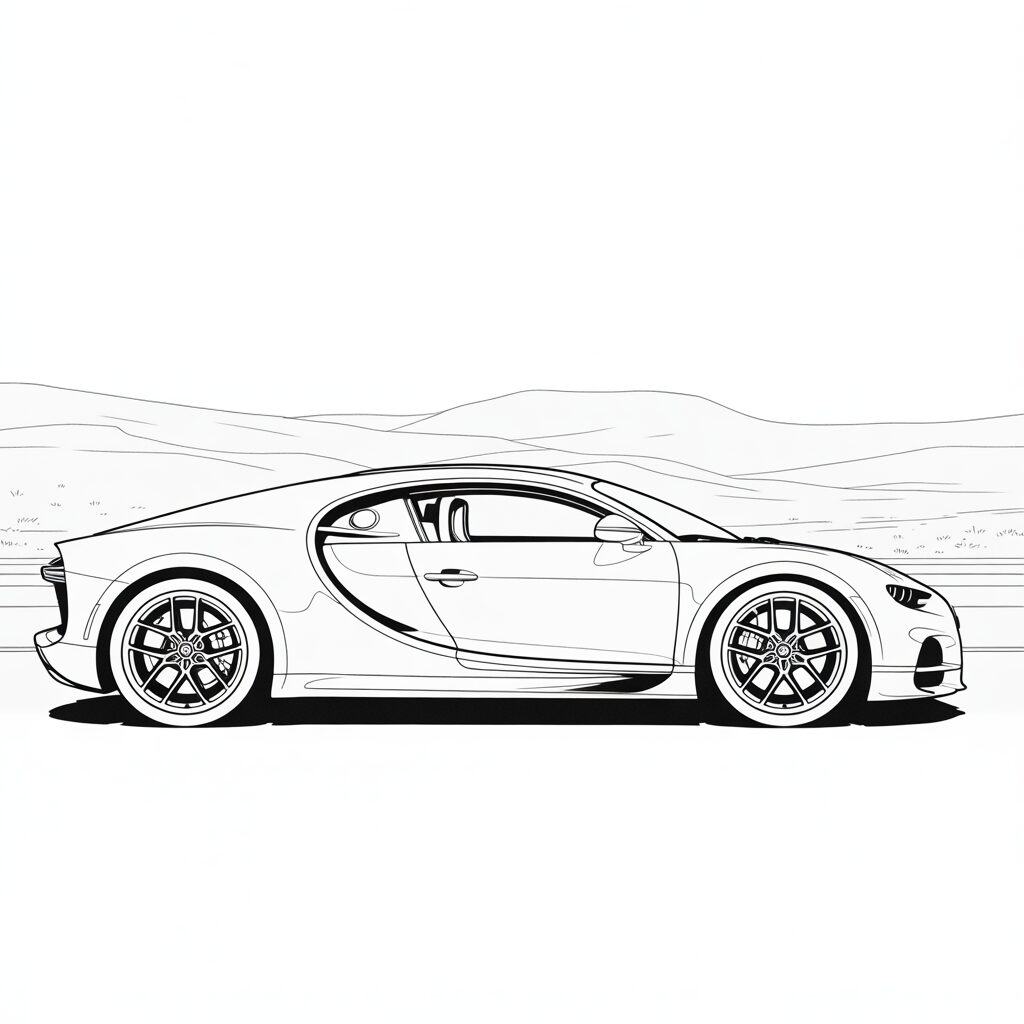 bugatti veyron boyama