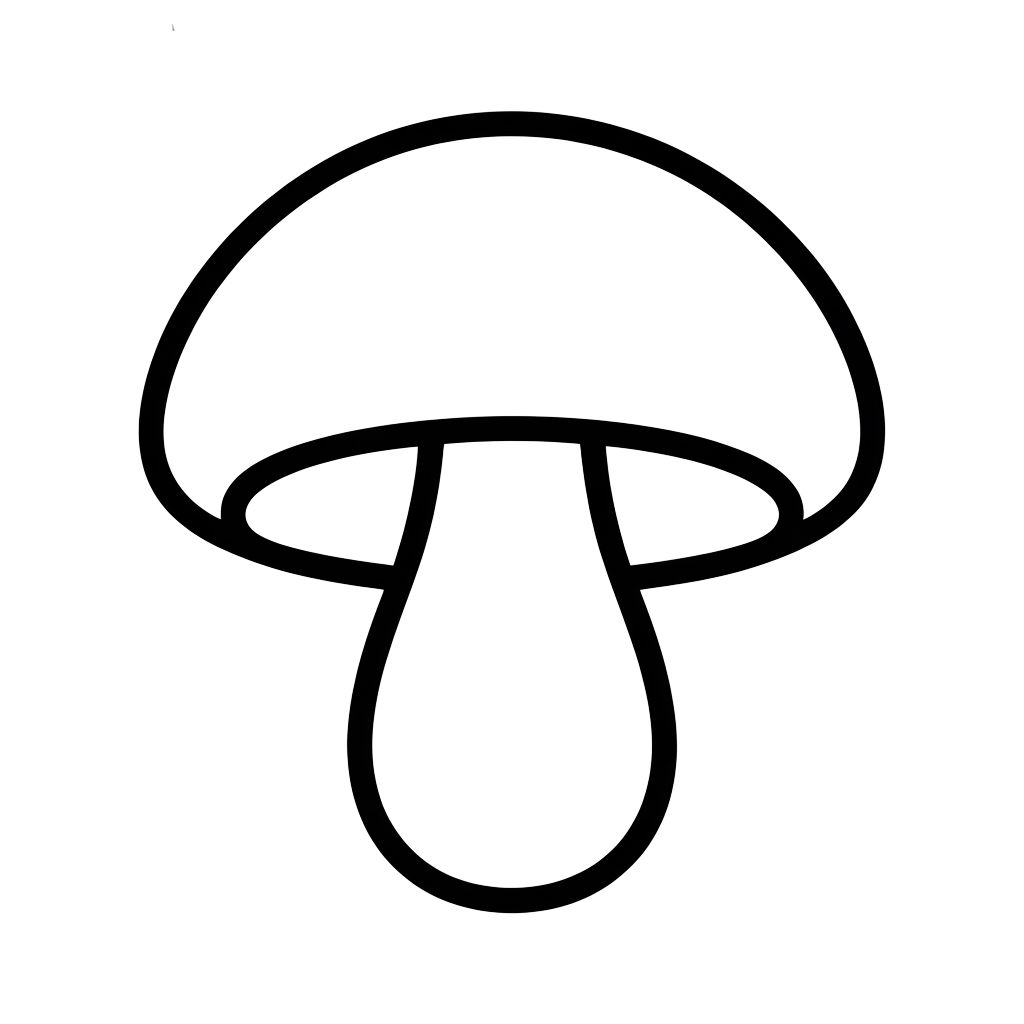 desenhos de cogumelos para colorir