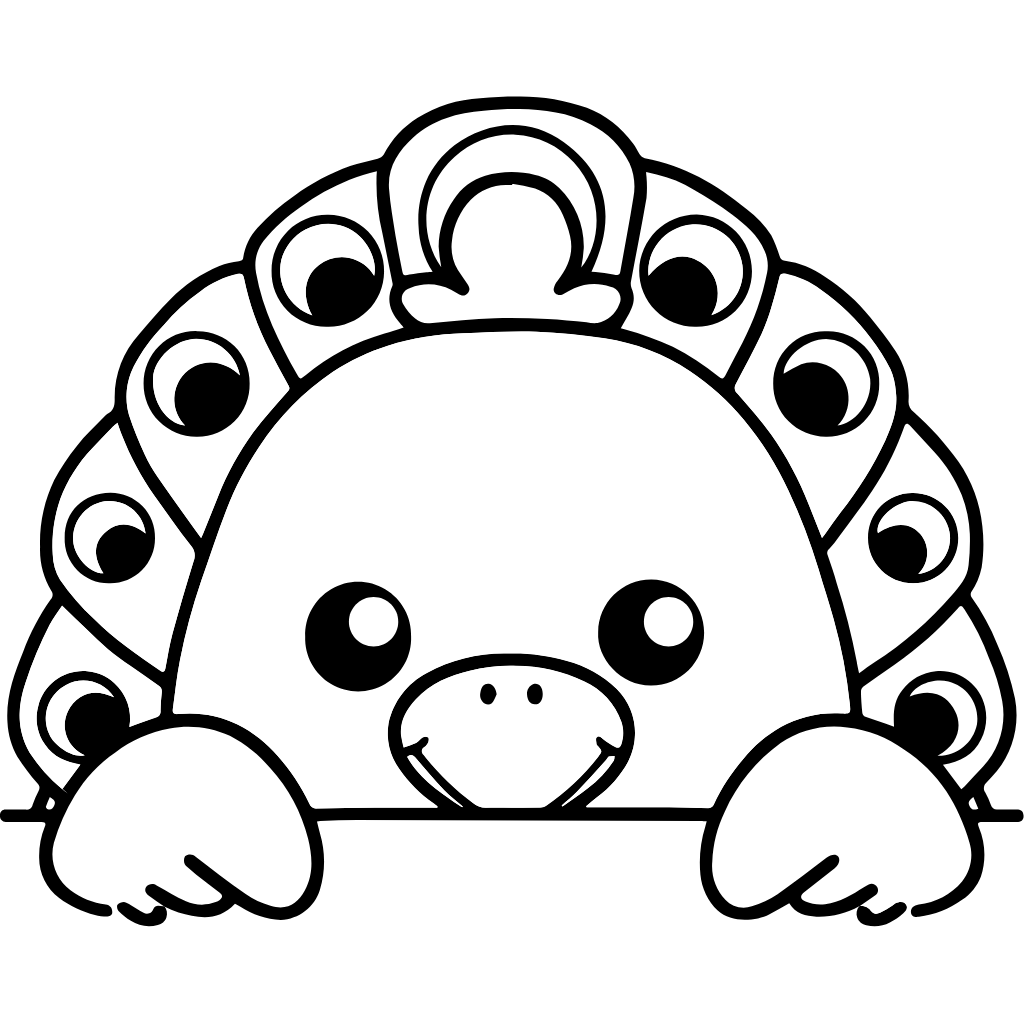 pavão desenho para colorir