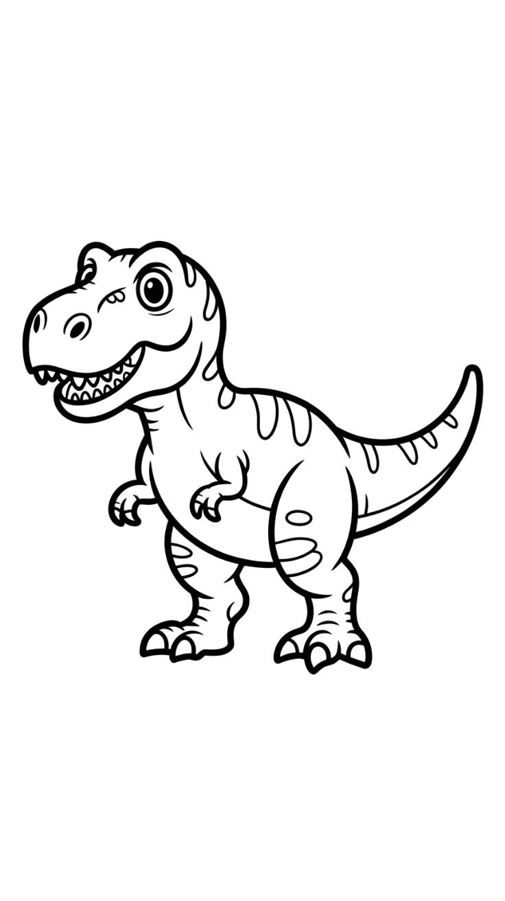t rex dinossauro para colorir