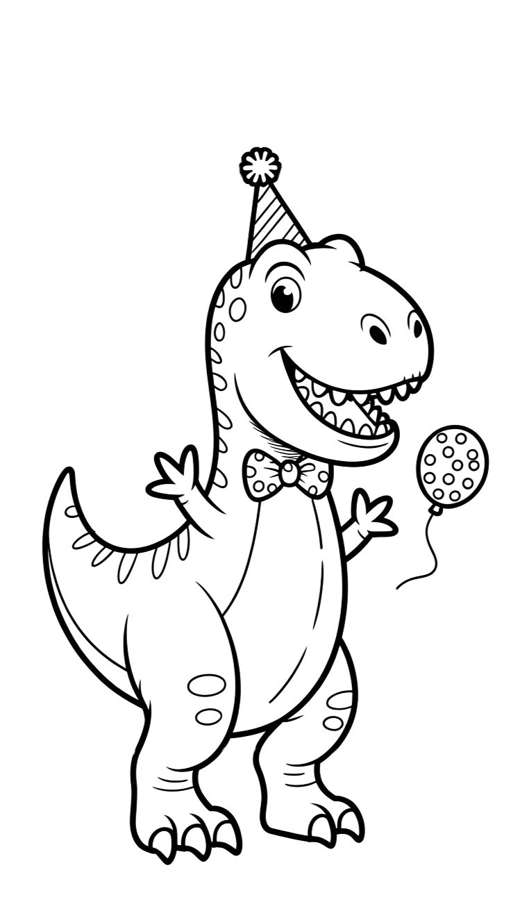 dinossauro t rex para colorir