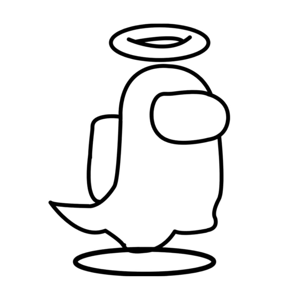 among us para colorir impostor