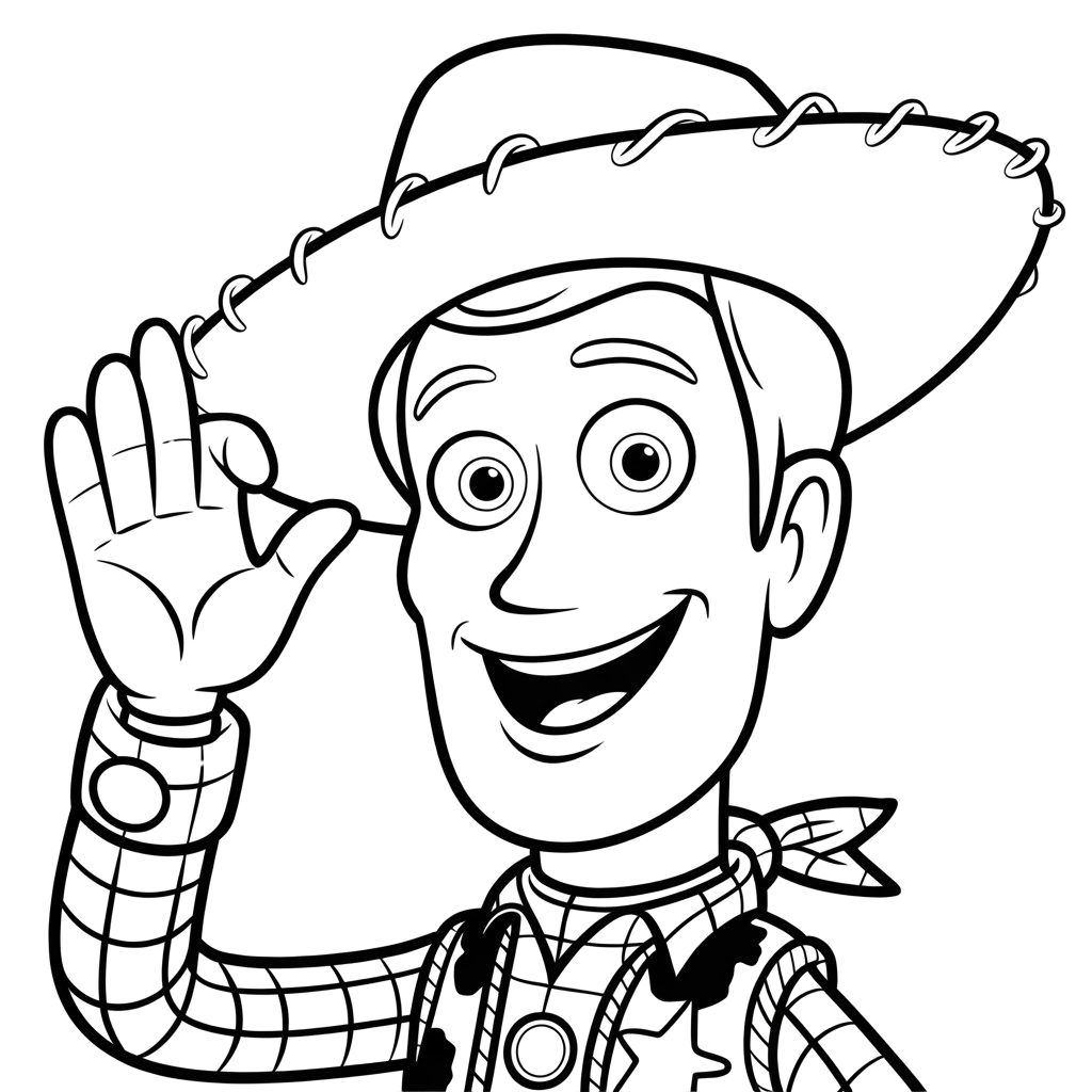 desenho para colorir do toy story