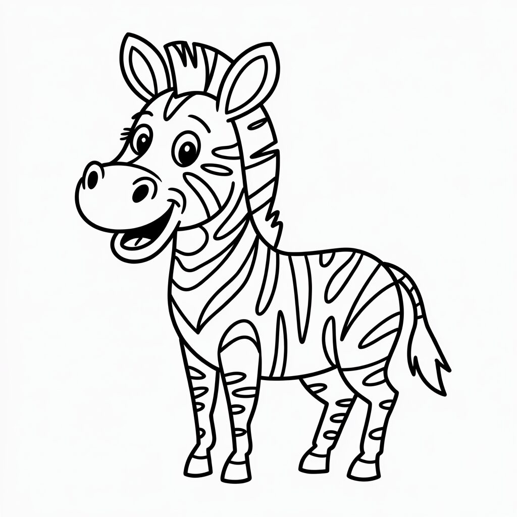 desenhos de zebras para colorir