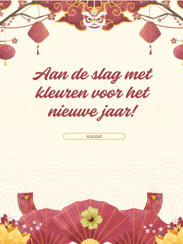 Aan de slag met kleuren voor het nieuwe jaar!