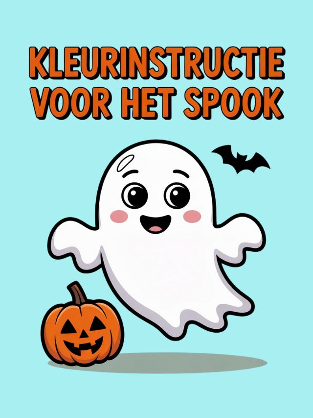 Kleurinstructie voor het spook