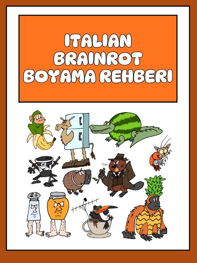 Italian Brainrot Boyama Rehberi
